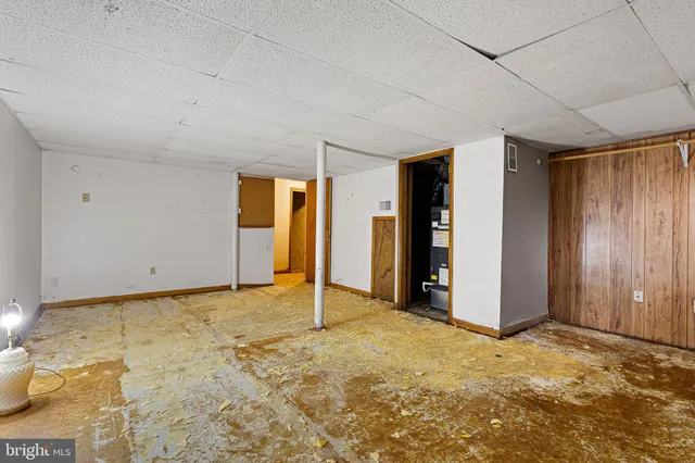 a view of an empty room