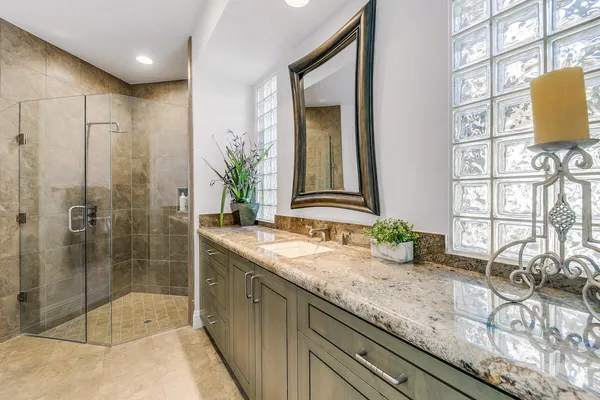 a room with storage and utility