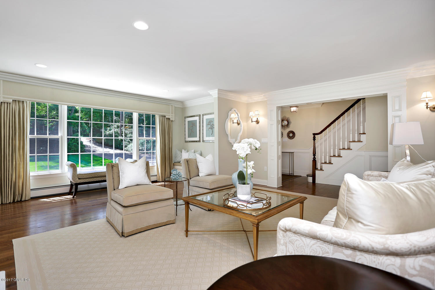111 Stanwich Road Greenwich, CT 06830 - Photo 4 of 24 a living room with furniture and a large window