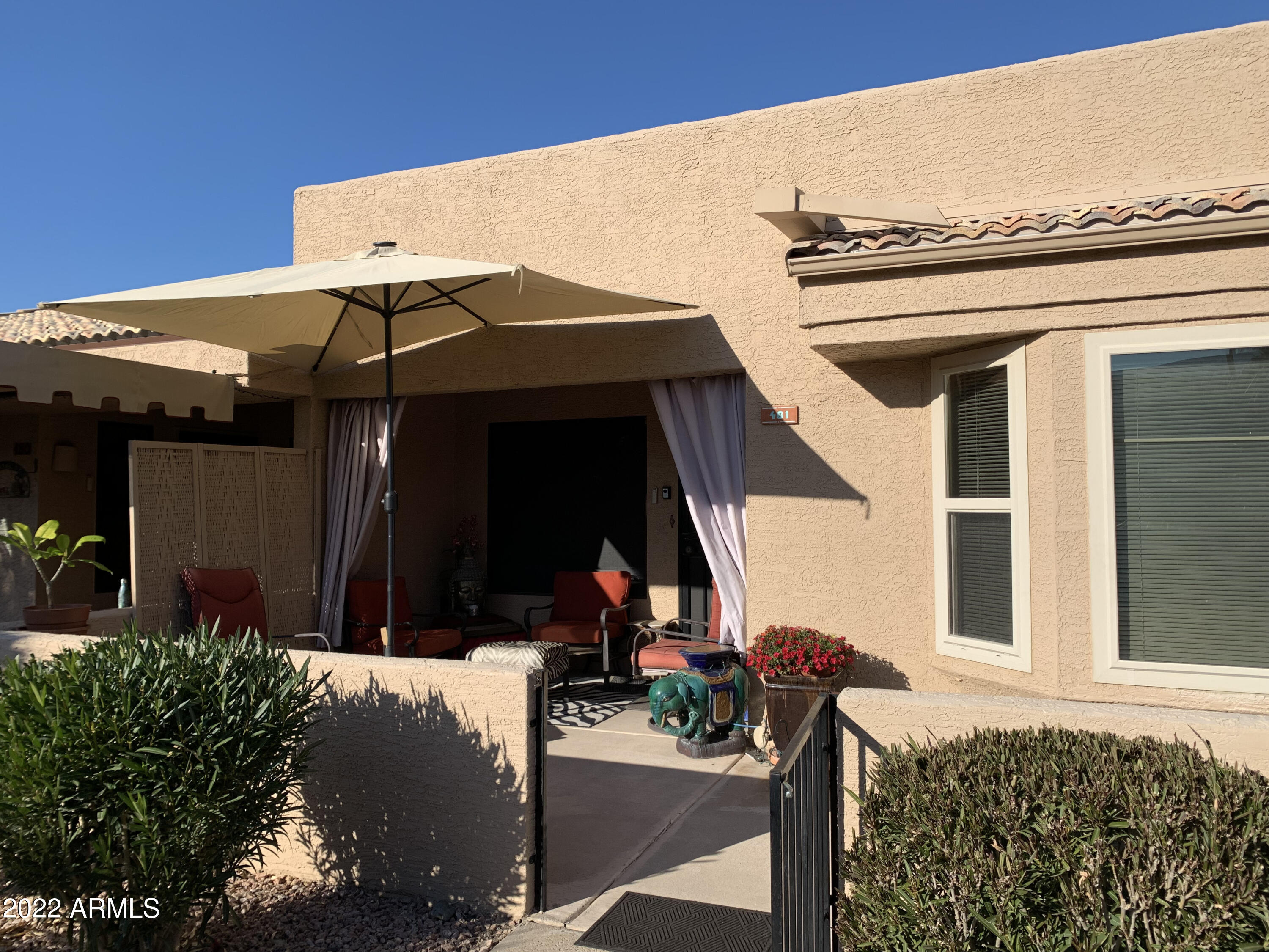 14300 West Bell Road, Unit 481 Surprise, AZ 85374 - Photo 1 of 13 Front Patio and Entrance