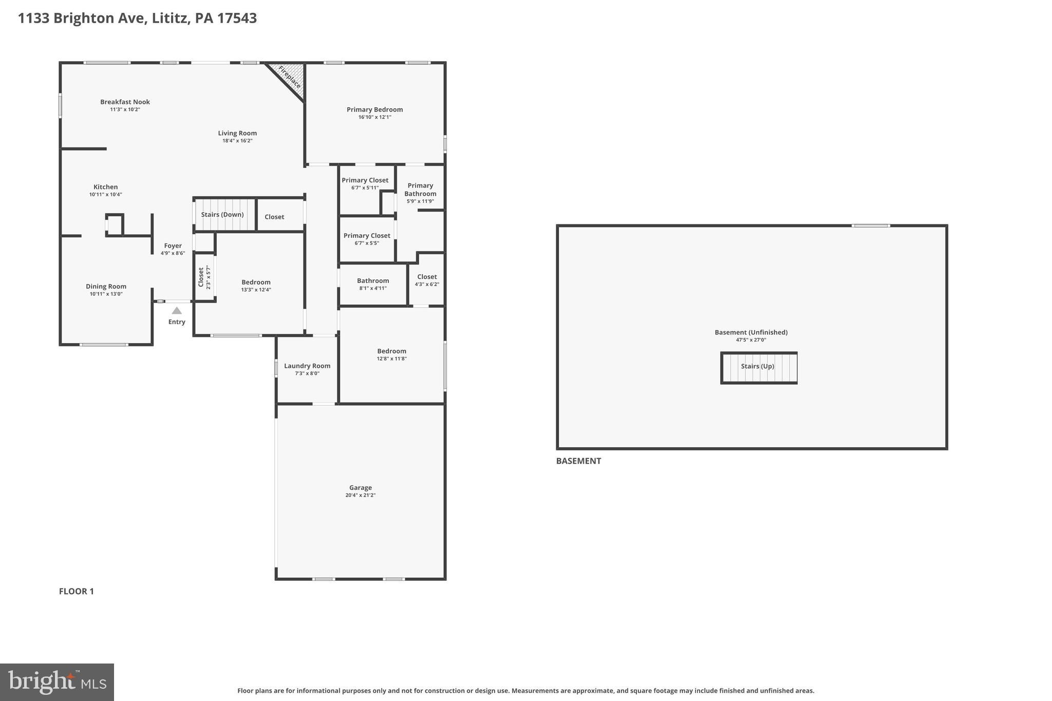 1133 Brighton Avenue Lititz, PA 17543 - Photo 44 of 44 Floor Plans