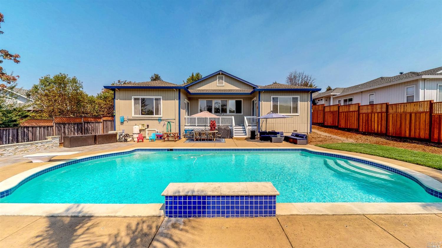 5700 Evening Way Santa Rosa, CA 95409 - Photo 1 of 1 a view of a house with a swimming pool