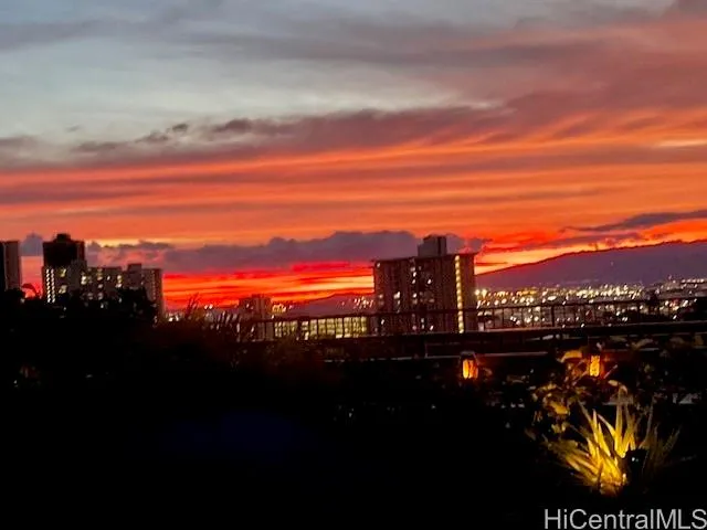a view of city and ocean