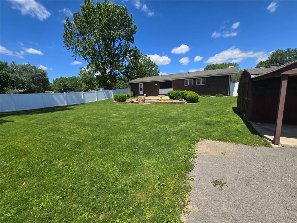 740 South Keel Ridge Road Hermitage, PA 16148 - Photo 30 of 33 a view of a backyard with a garden