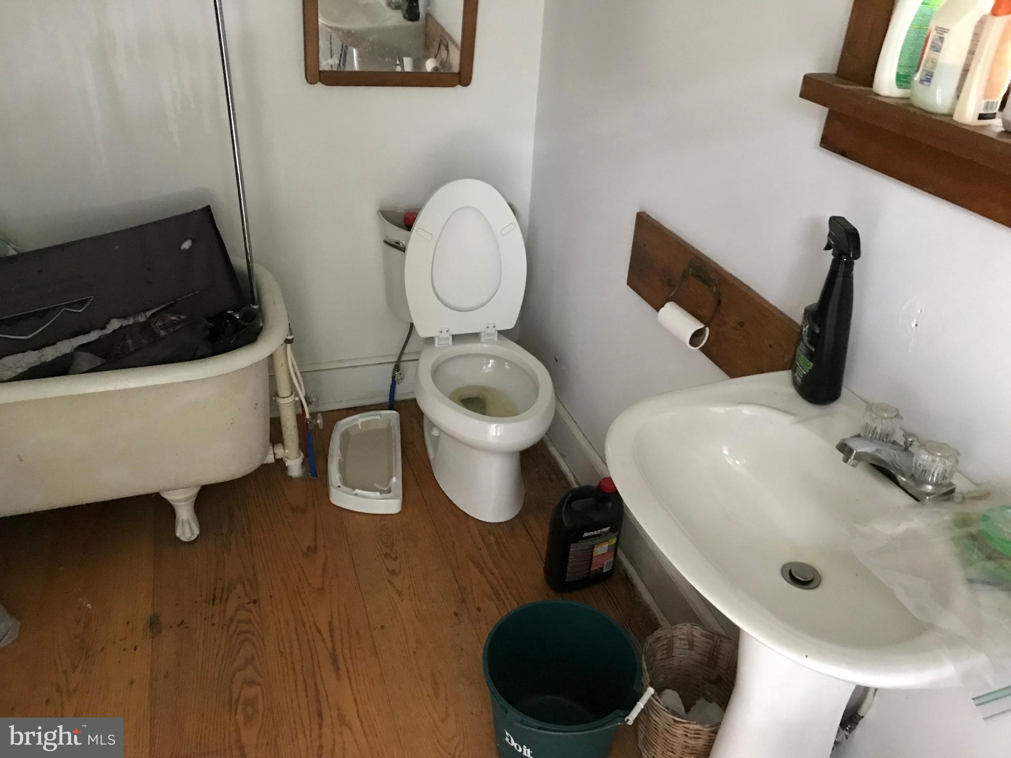 601 Duhamel Corner Road Marydel, MD 21649 - Photo 6 of 32 a bathroom with a toilet sink and mirror