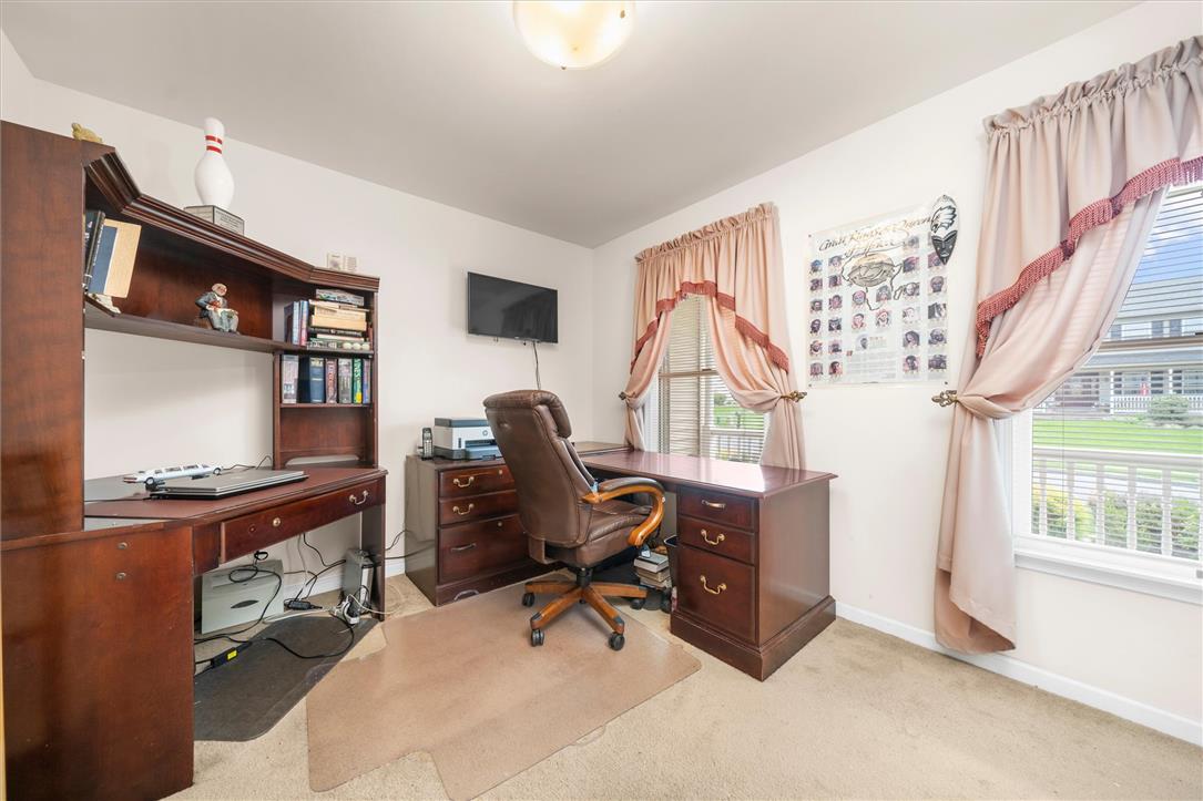 1255 Spring Road Easton, PA 18040 - Photo 10 of 23 Plentiful windows fill this quiet home workspace with natural light.