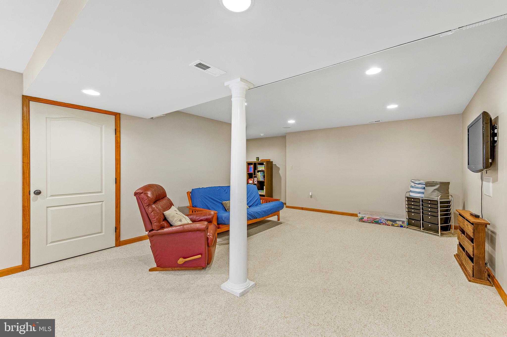50 Walnut Creek Road Huntingtown, MD 20639 - Photo 40 of 59 Huge Basement With Recessed Lighting