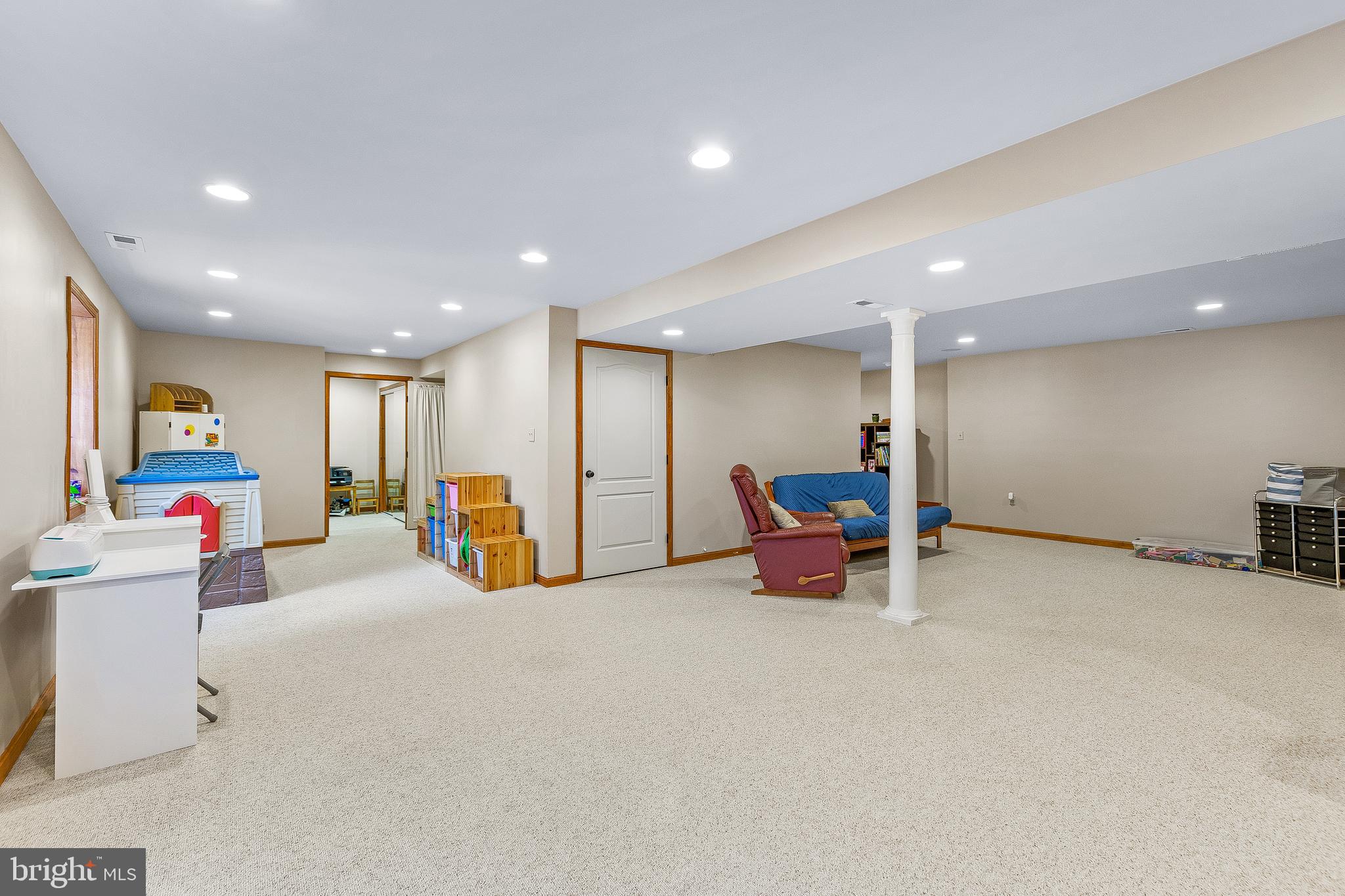 50 Walnut Creek Road Huntingtown, MD 20639 - Photo 41 of 59 Huge Basement With Recessed Lighting