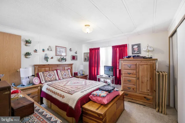 a bed room with furniture and a window