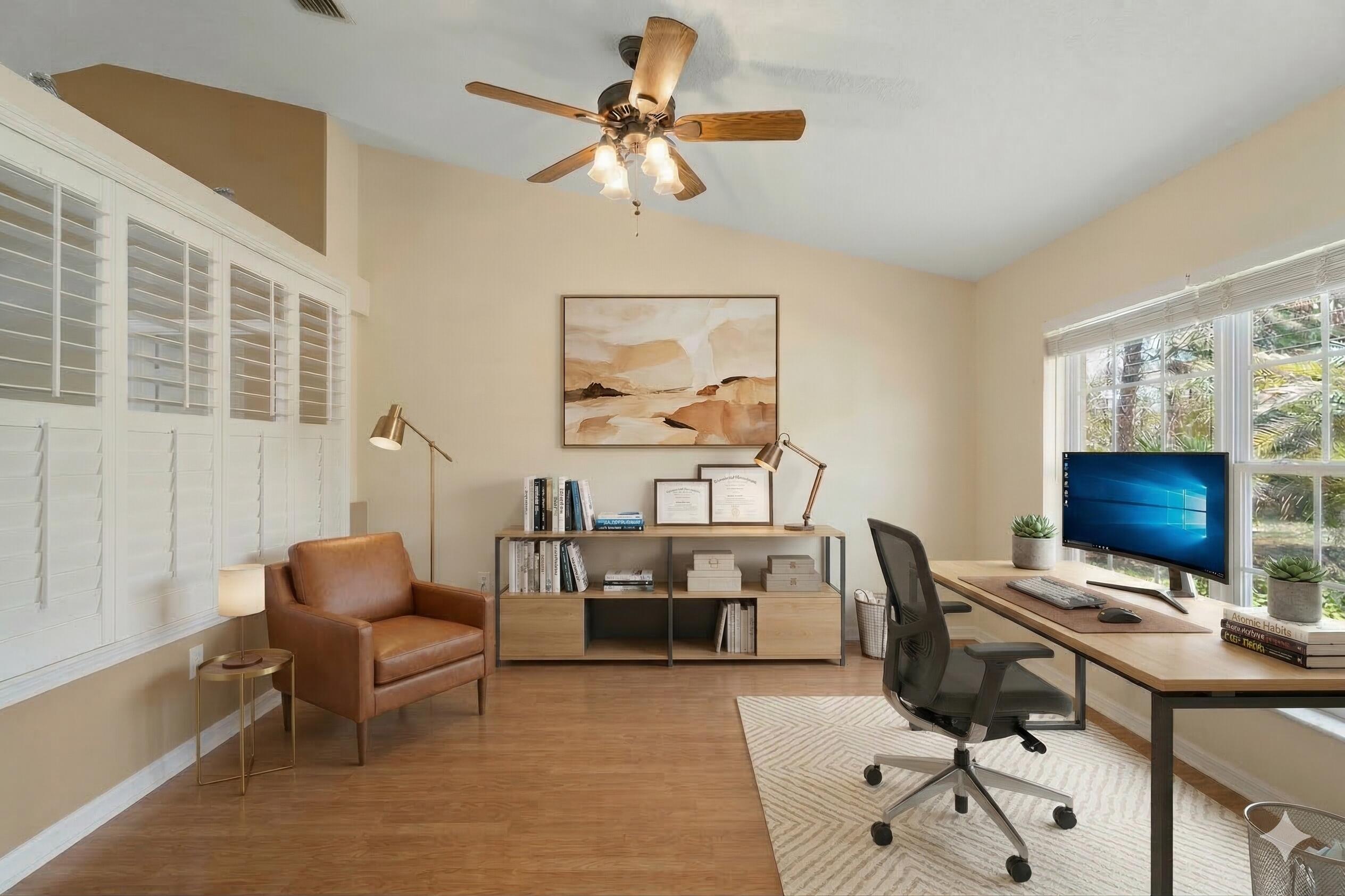 5593 Northwest Wesley Road Port St. Lucie, FL 34986 - Photo 9 of 33 Den virtually staged