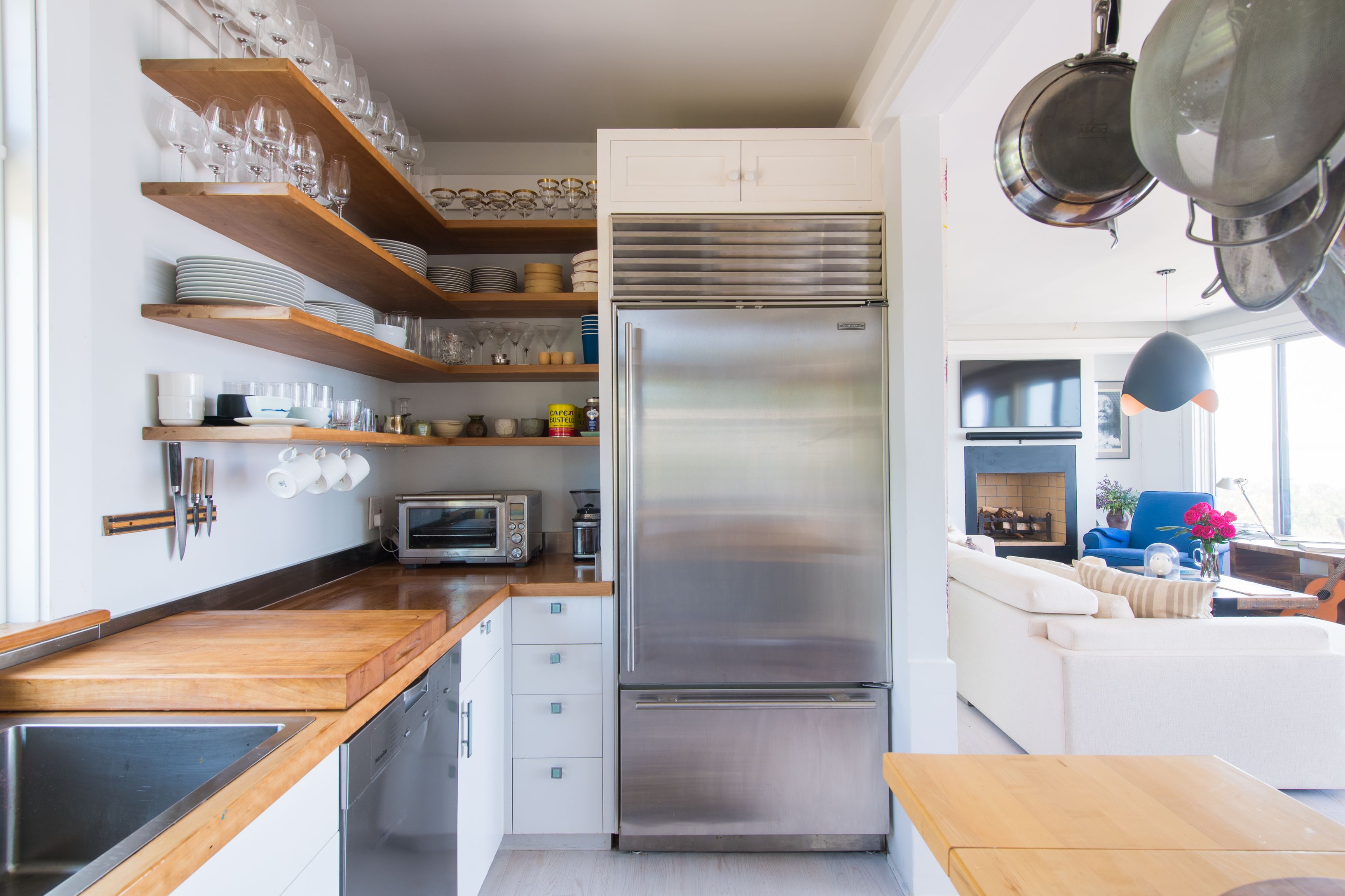 383 Cranberry Hole Road Amagansett, NY 11930 - Photo 14 of 32 a kitchen with stainless steel appliances granite countertop a refrigerator and a stove