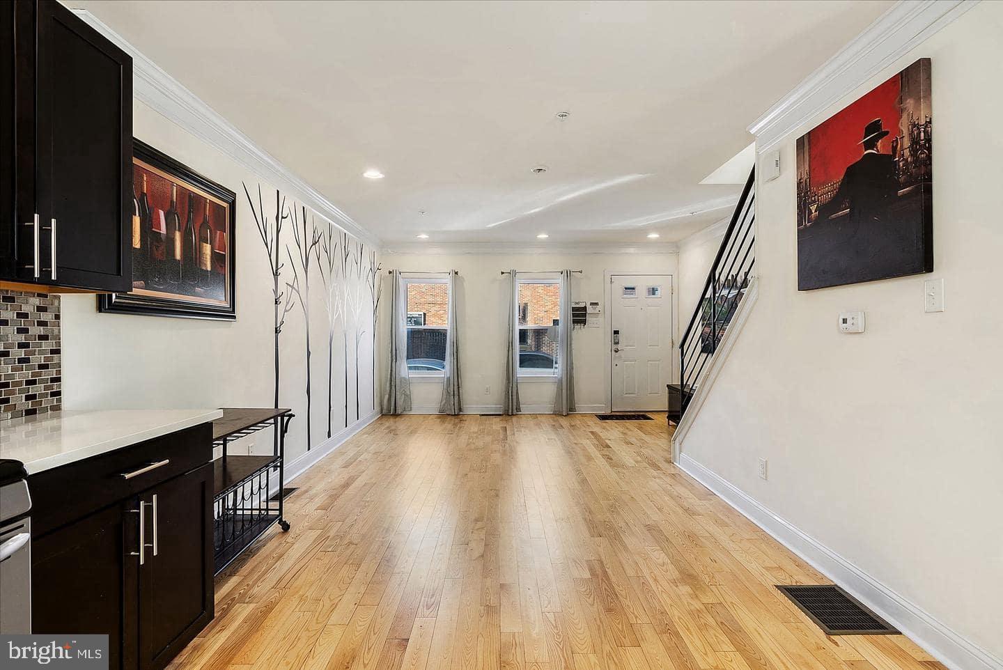 1347 South 20th Street, Unit A Philadelphia, PA 19146 - Photo 10 of 21 a view of a living room with wooden floor