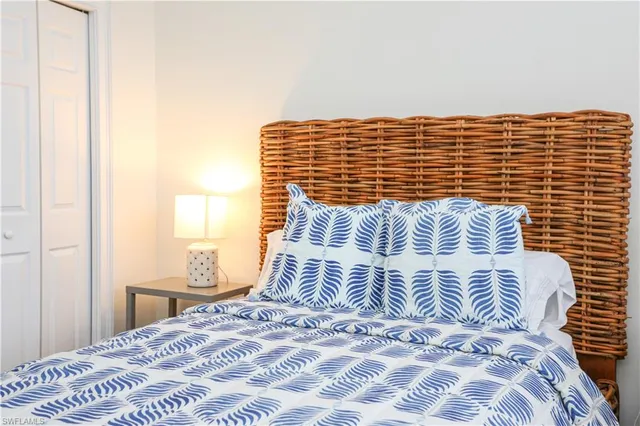 a view of balcony with wooden floor