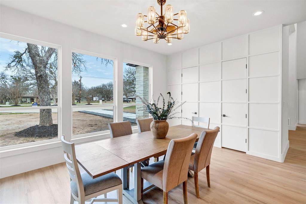 428 Squaw Creek Road Willow Park, TX 76087 - Photo 20 of 34 a view of a dining room with furniture window and outside view
