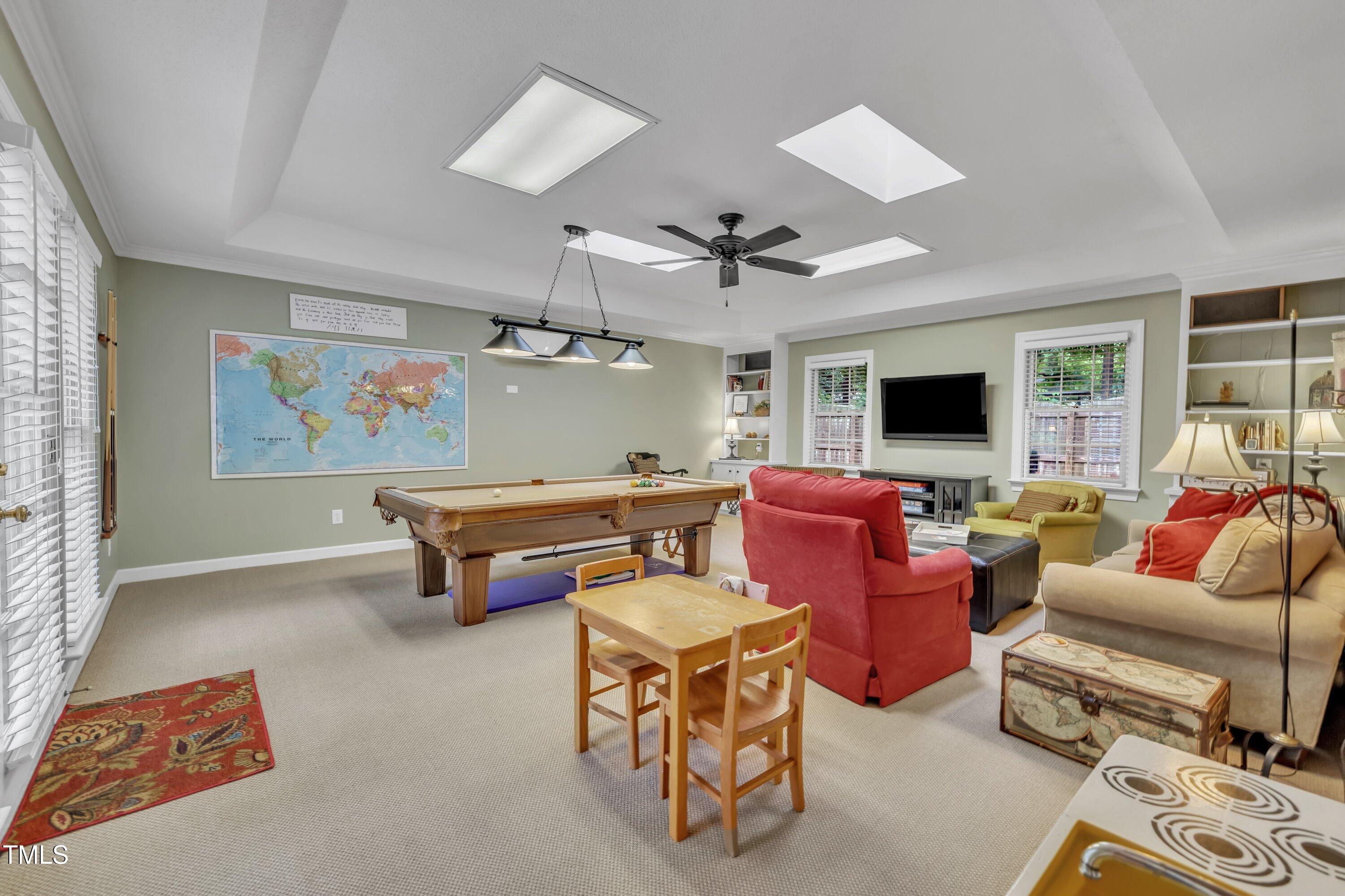2013 Eagleton Circle Raleigh, NC 27609 - Photo 34 of 62 a living room with furniture and flat screen tv