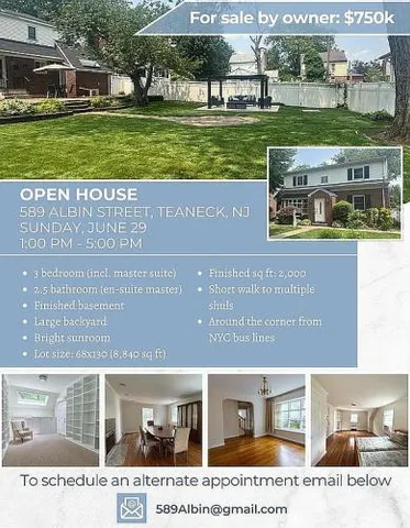 $750,000 | 589 Albin Street, Teaneck, NJ 07666