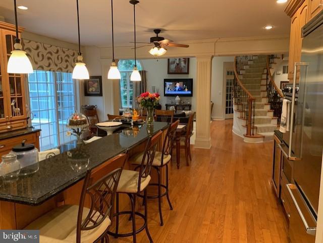 12 Pendleton Court Medford, NJ 08055 - Photo 20 of 24 a view of a dining room with furniture window and wooden floor