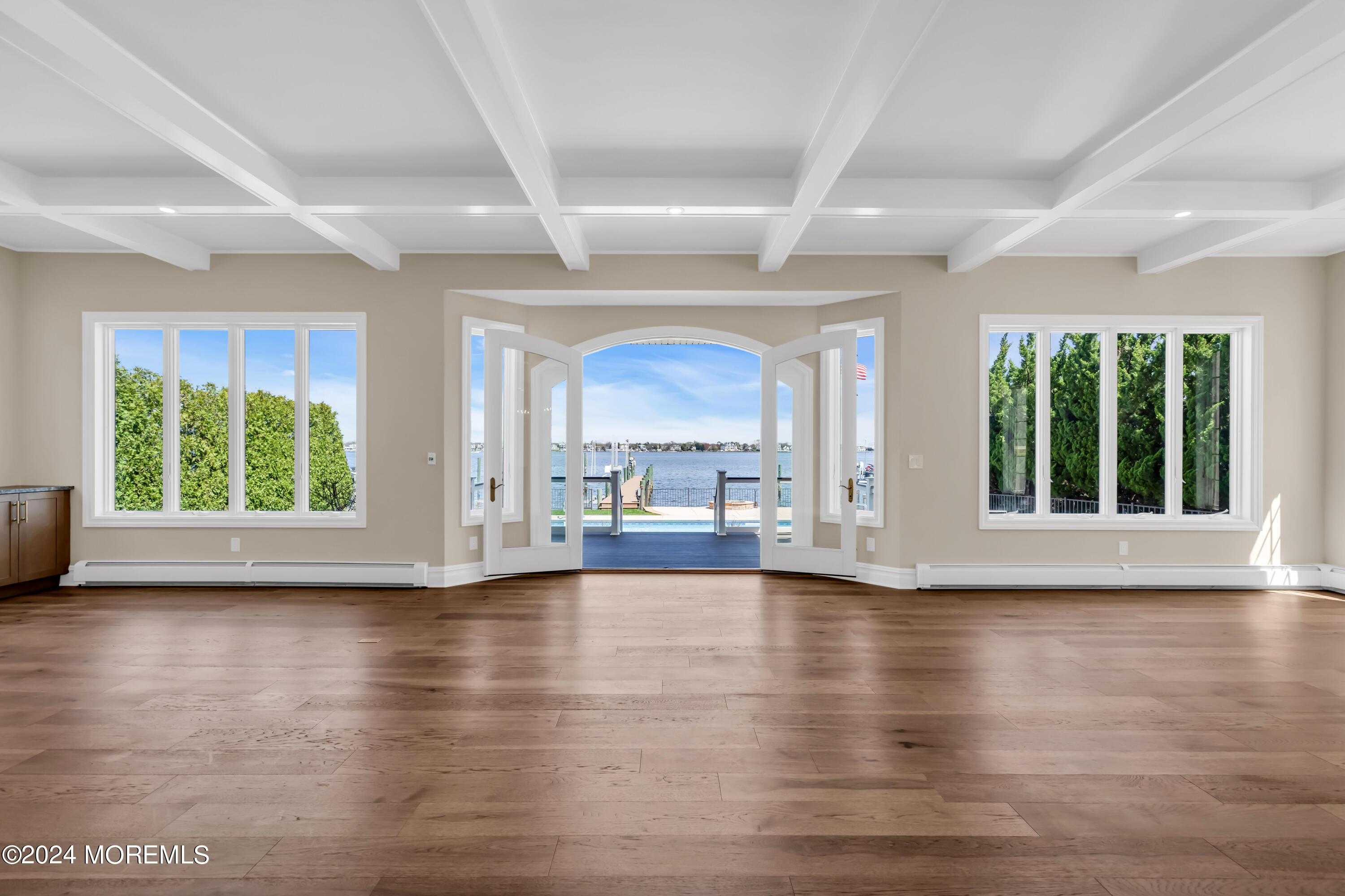 366 Mantoloking Road Brick, NJ 08723 - Photo 27 of 112 through french doors to river