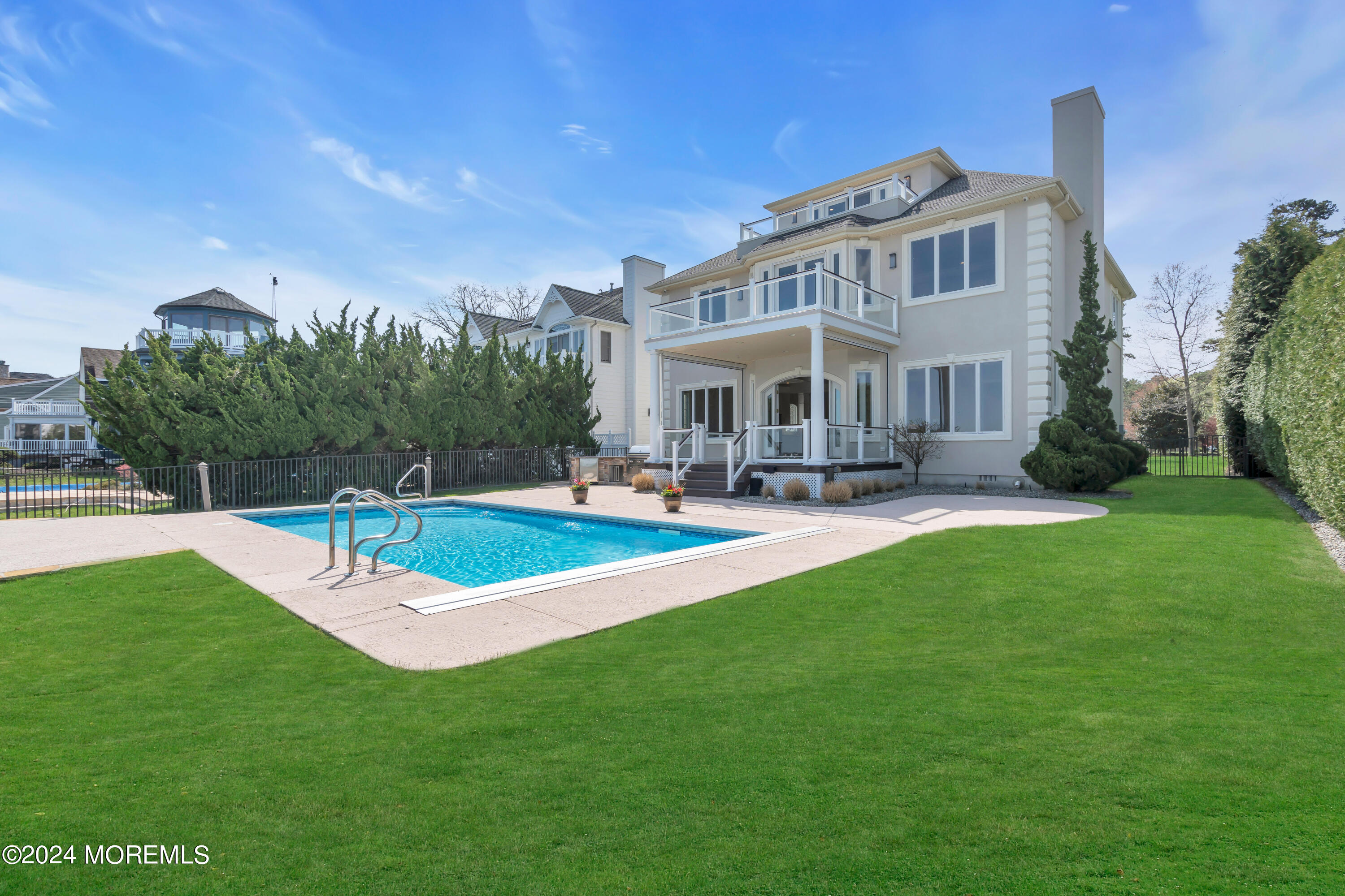 366 Mantoloking Road Brick, NJ 08723 - Photo 90 of 112 pool to house east