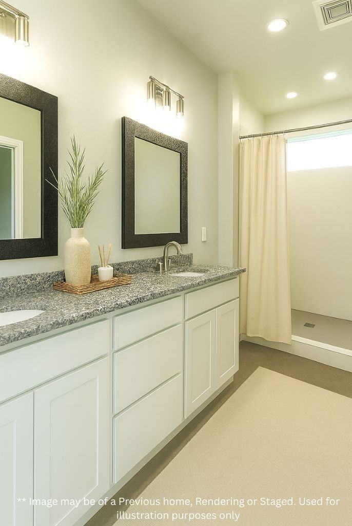 6 Greenway Drive Trinity, TX 75862 - Photo 13 of 28 a bathroom with a sink and a mirror