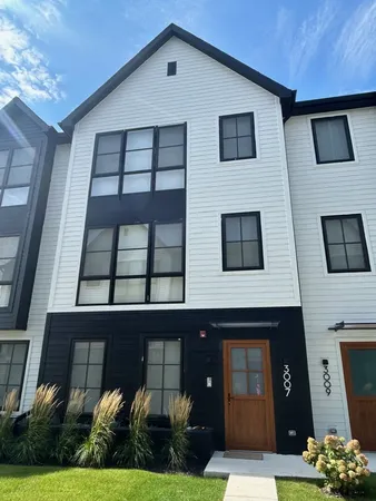 a front view of a building