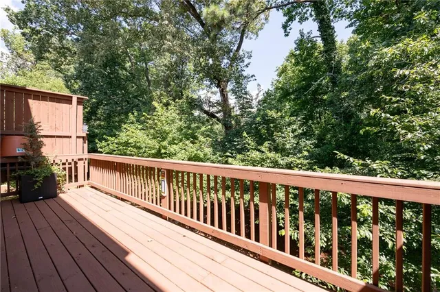 a view of balcony of a house