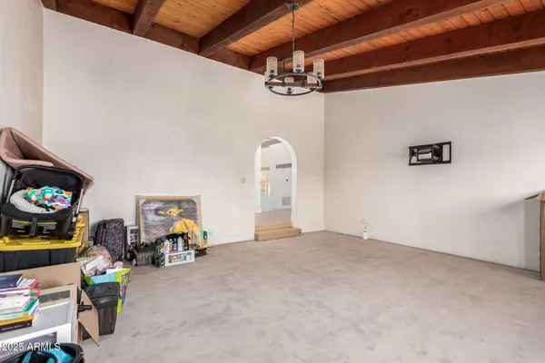 a view of a room with toys
