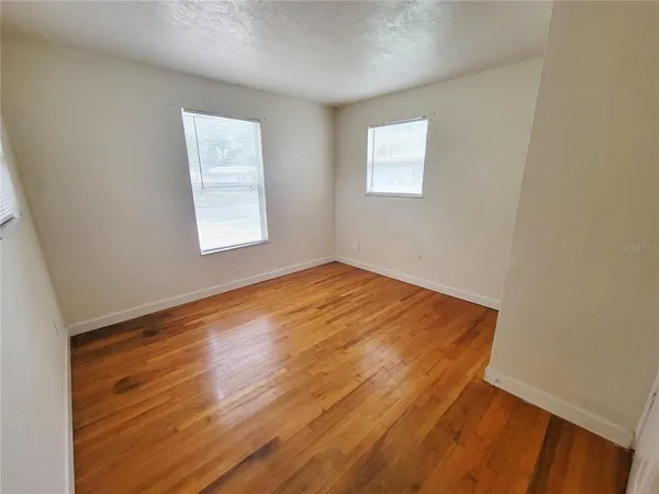 wooden floor in an empty room