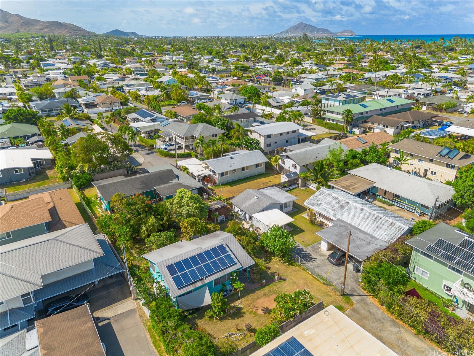 338 Manono Street, Unit B Kailua, HI 96734 - Photo 25 of 25 an aerial view of residential houses with outdoor space