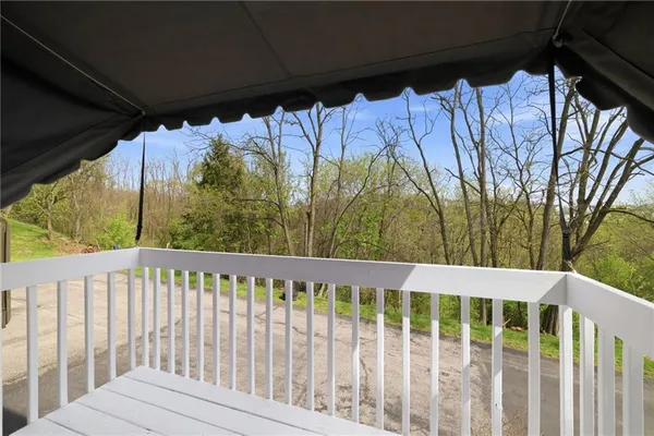 a view of a roof deck