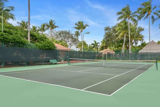 a view of a tennis court