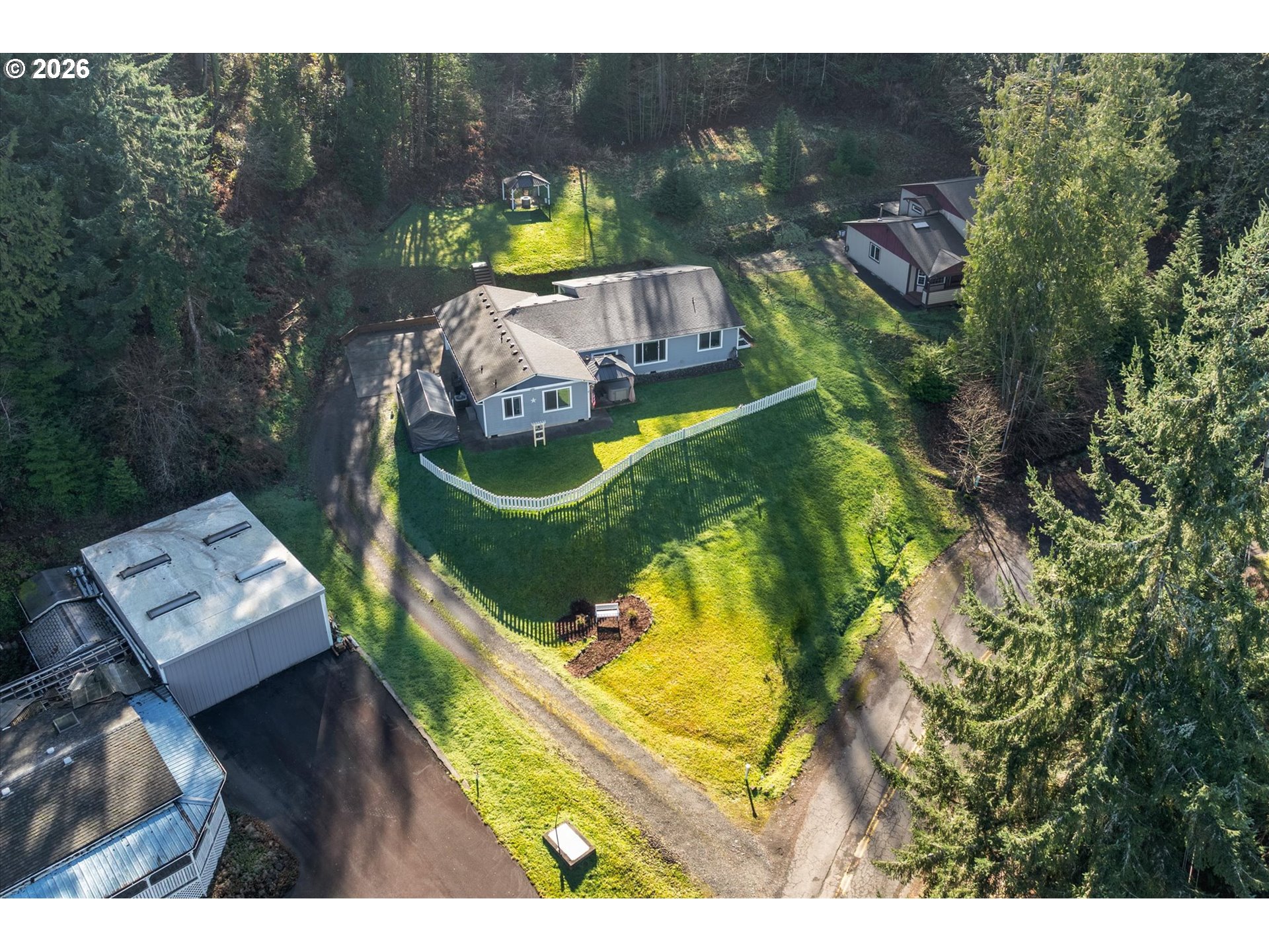 29506 Old Rainier Road Rainier, OR 97048 - Photo 34 of 38 Drone View/UAV