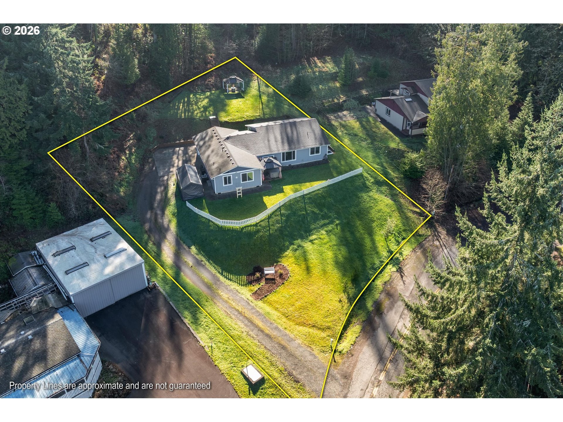 29506 Old Rainier Road Rainier, OR 97048 - Photo 35 of 38 Drone View/UAV