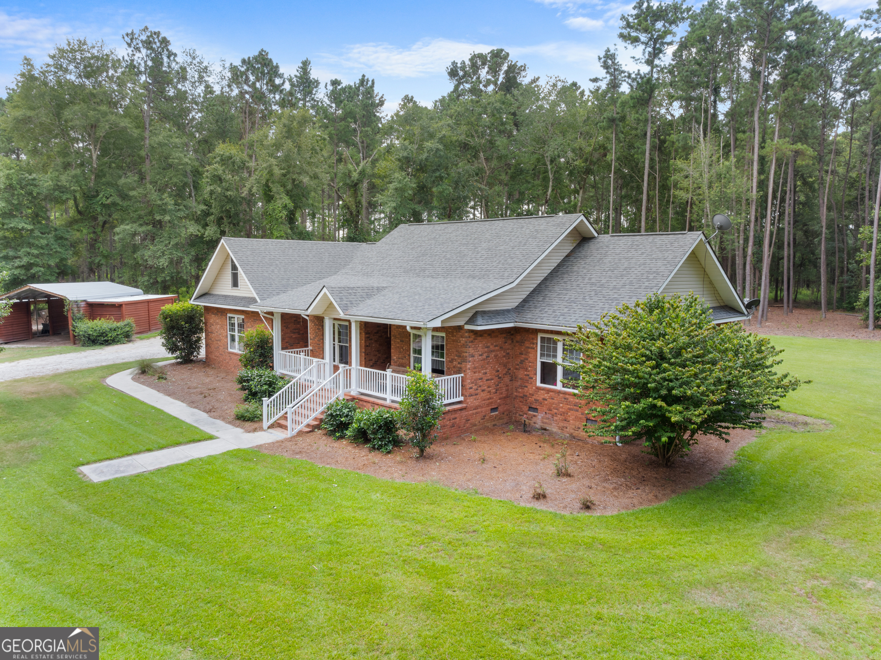 480 Best Bridge Road Sylvania, GA 30467 - Photo 43 of 57 an aerial view of a house