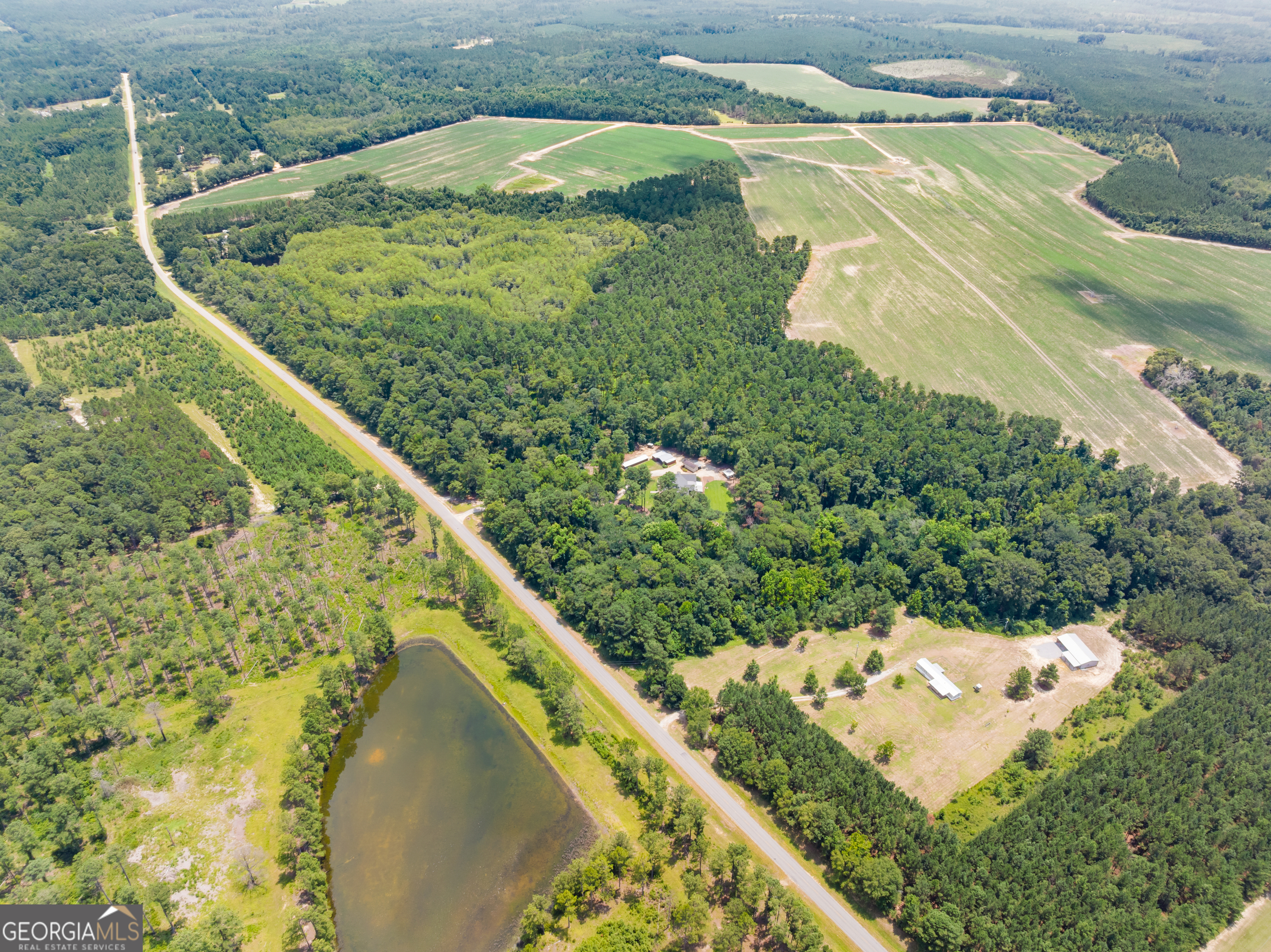 480 Best Bridge Road Sylvania, GA 30467 - Photo 45 of 57 a view of a lake with a yard
