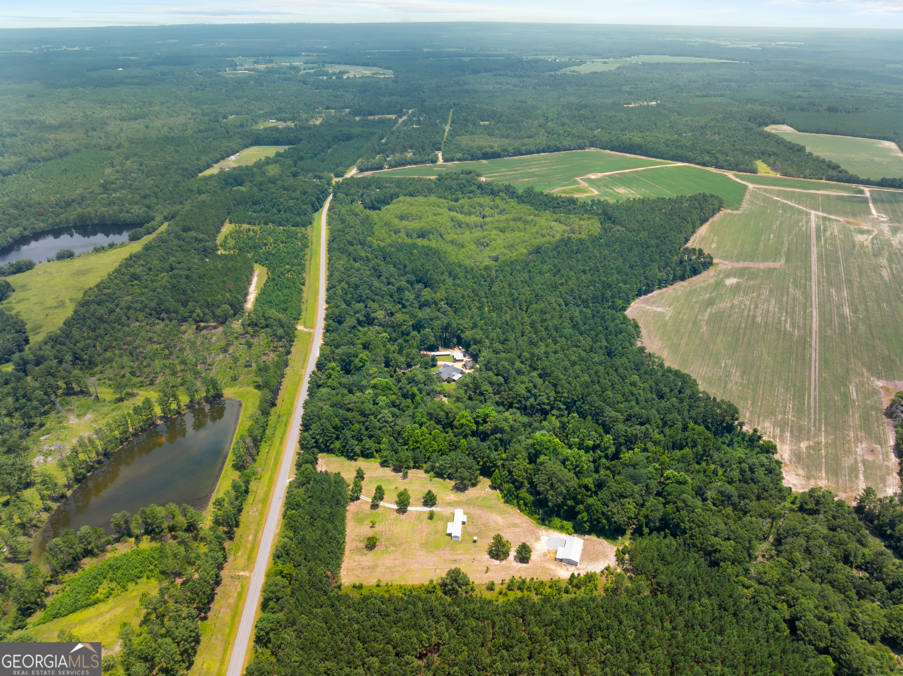 480 Best Bridge Road Sylvania, GA 30467 - Photo 48 of 57 a view of a lake with a yard