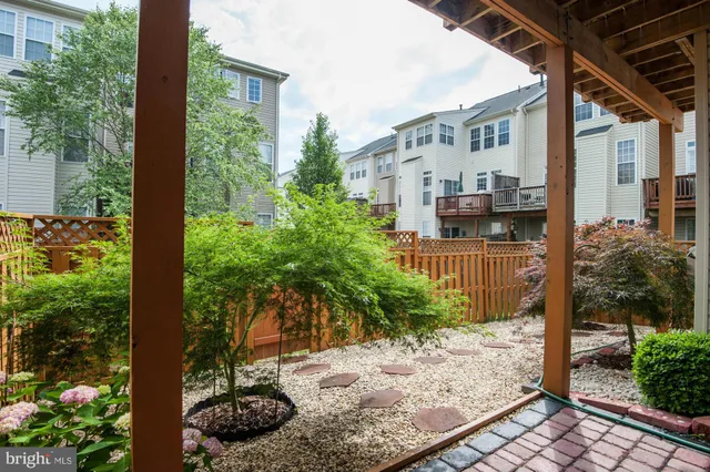 a house view with a garden space