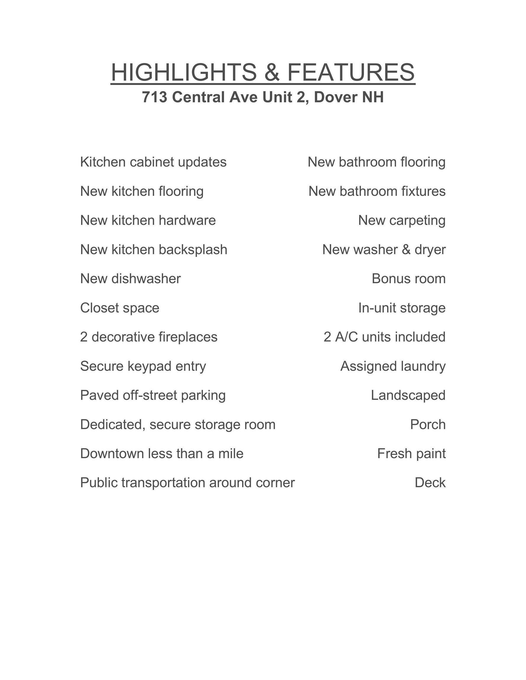 713 Central Avenue, Unit 2 Dover, NH 03820 - Photo 27 of 27