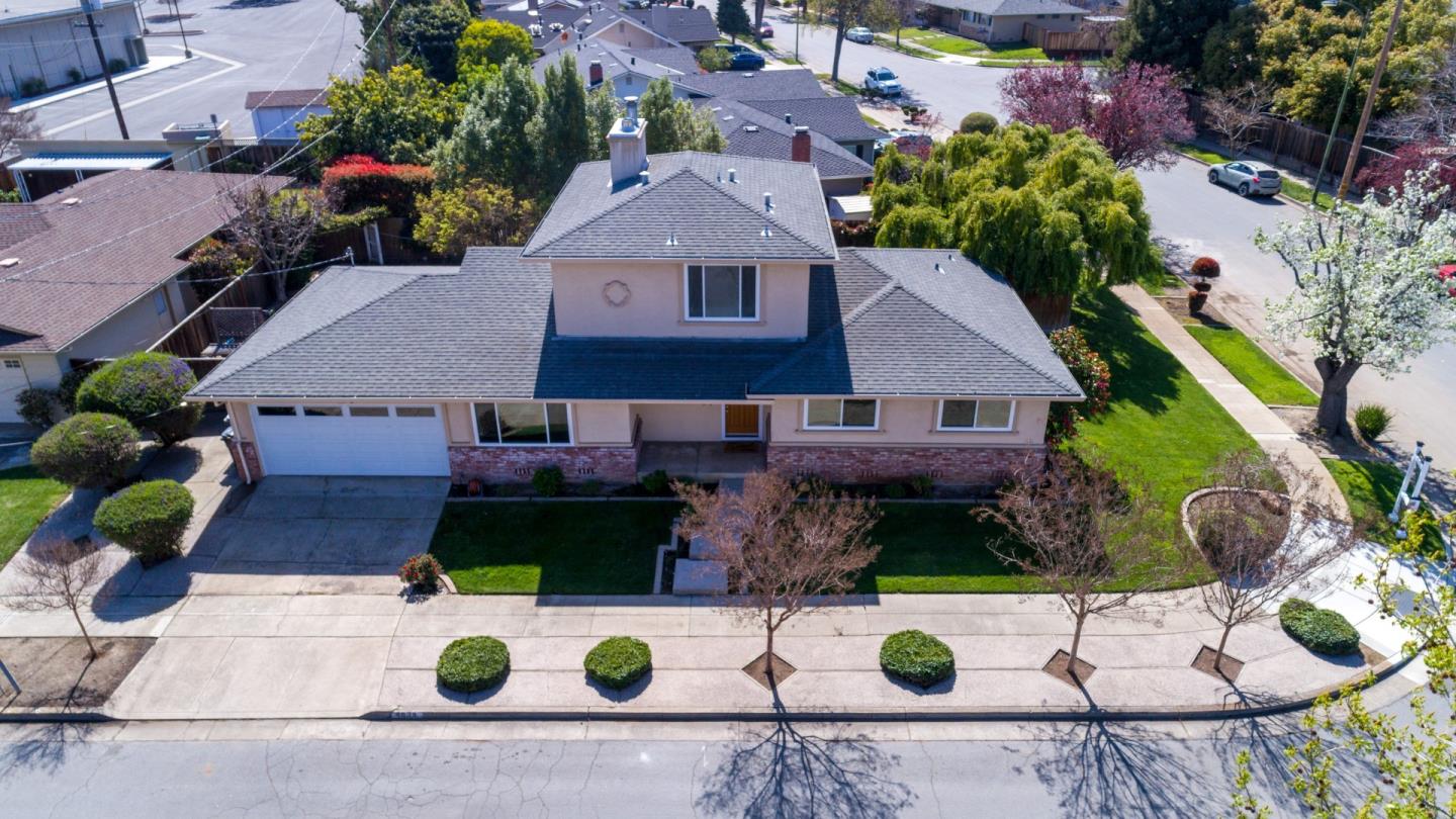4638 Borina Drive San Jose, CA 95129 - Photo 2 of 24 an aerial view of a house with a yard