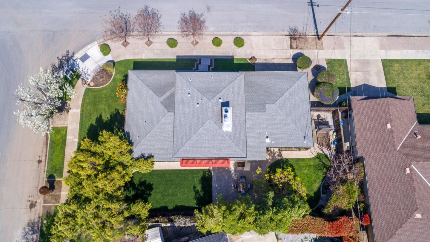 4638 Borina Drive San Jose, CA 95129 - Photo 23 of 24 an aerial view of house with yard and swimming pool