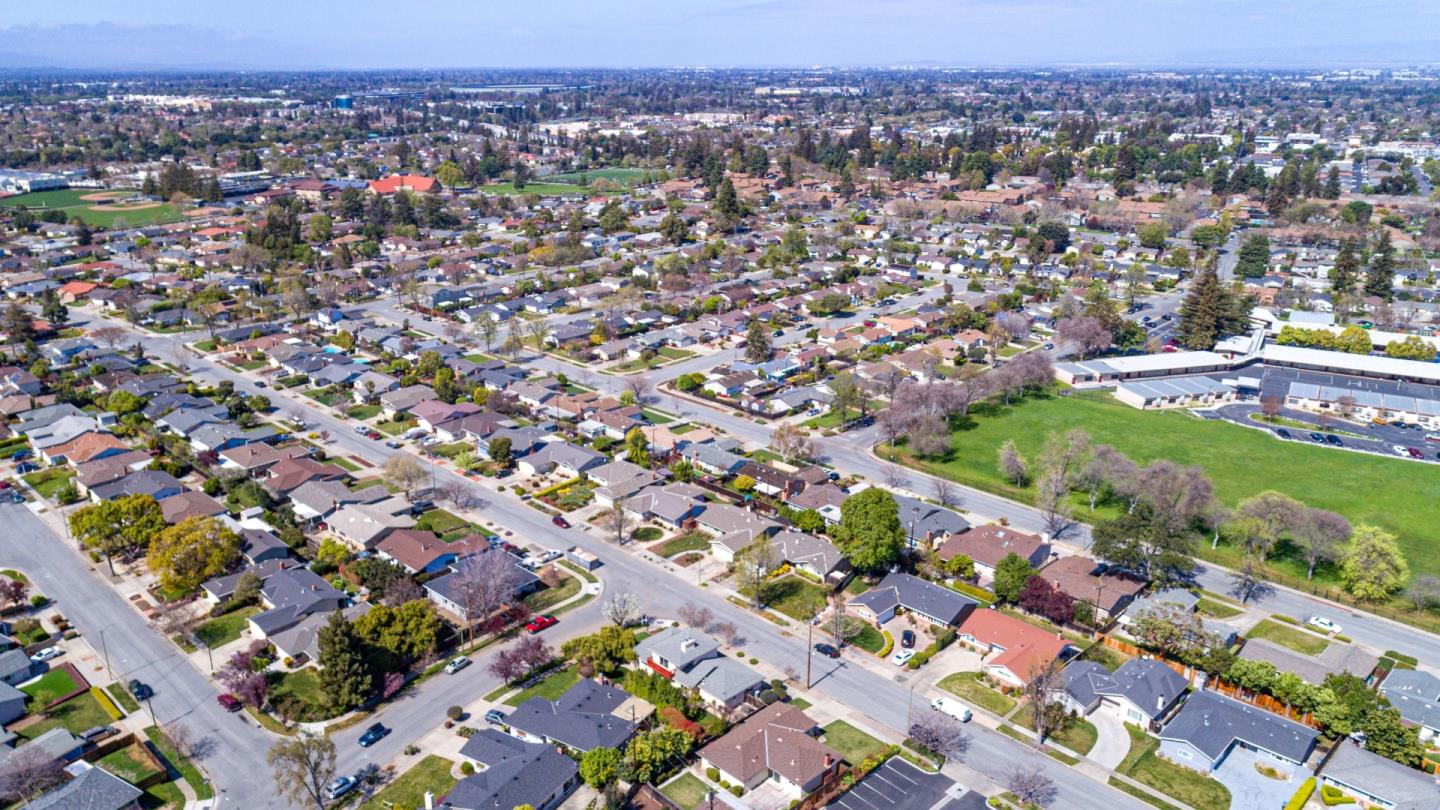 4638 Borina Drive San Jose, CA 95129 - Photo 24 of 24 an aerial view of residential houses with outdoor space