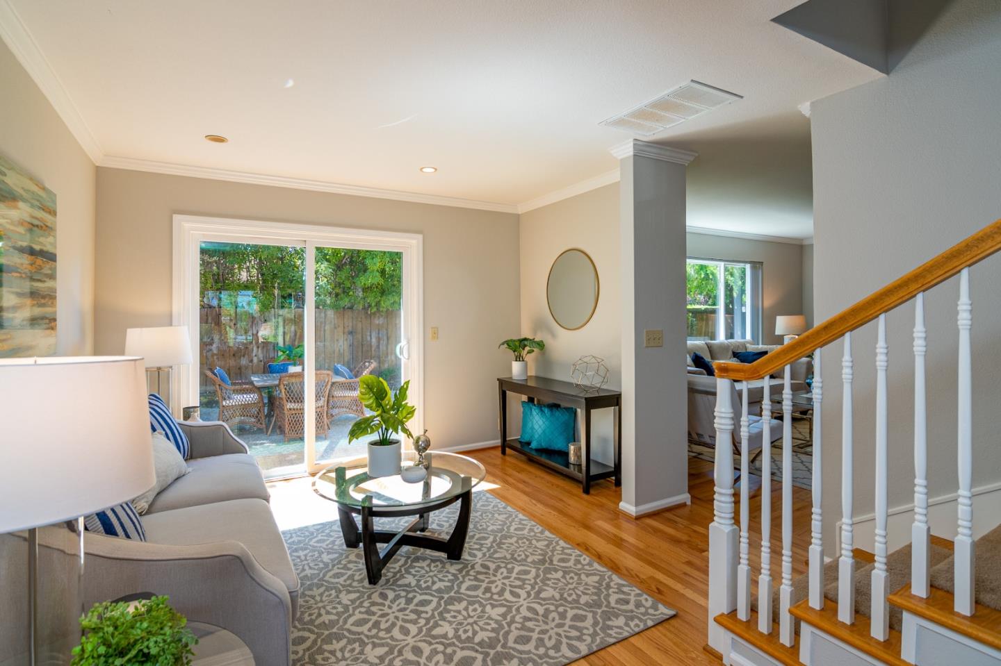4638 Borina Drive San Jose, CA 95129 - Photo 6 of 24 a living room with furniture and a fireplace