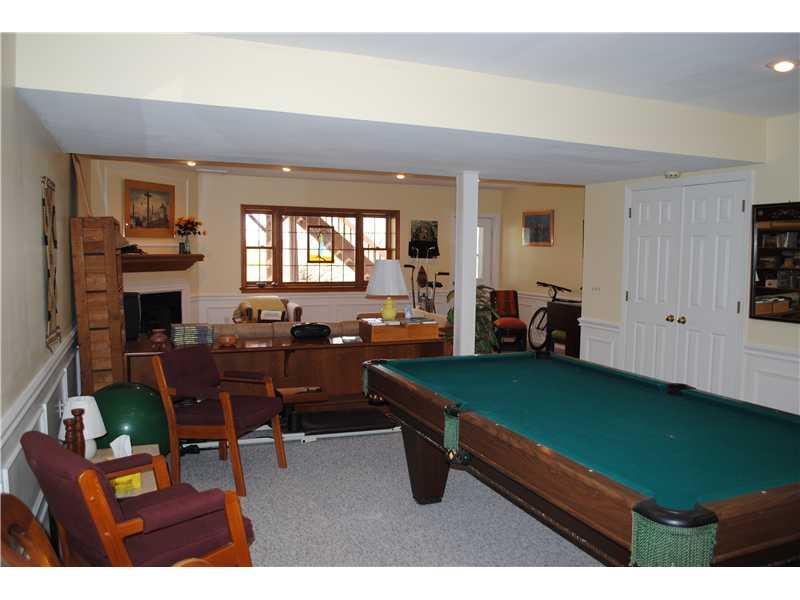 260 Sweet Gum Road Pittsburgh, PA 15238 - Photo 11 of 18 Family Room. Finished lower level with walkout offers great space for gaming and entertaining, complete with fireplace and large light-filled window.