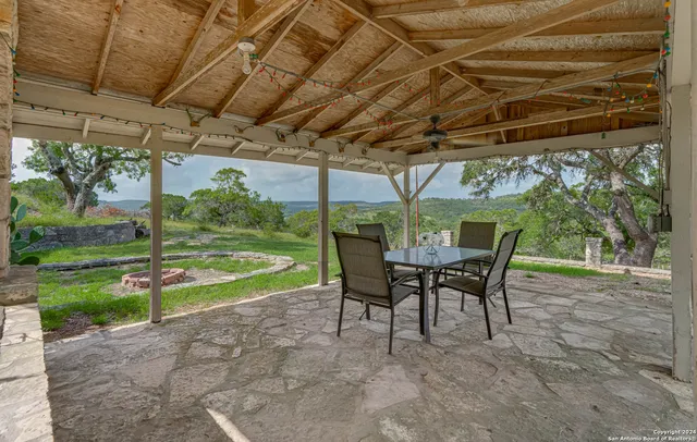 a big yard with lots of green space