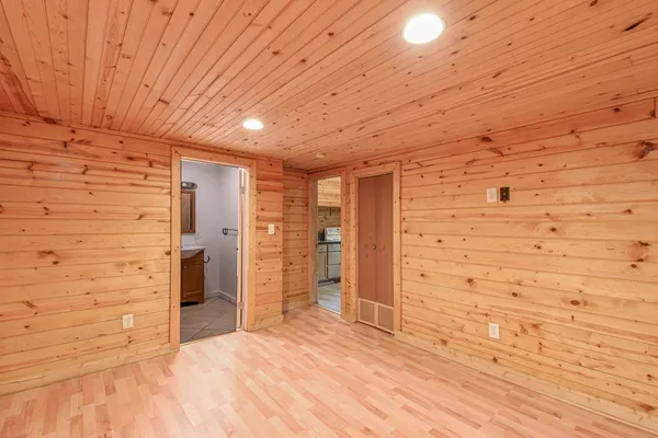 wooden floor in an empty room