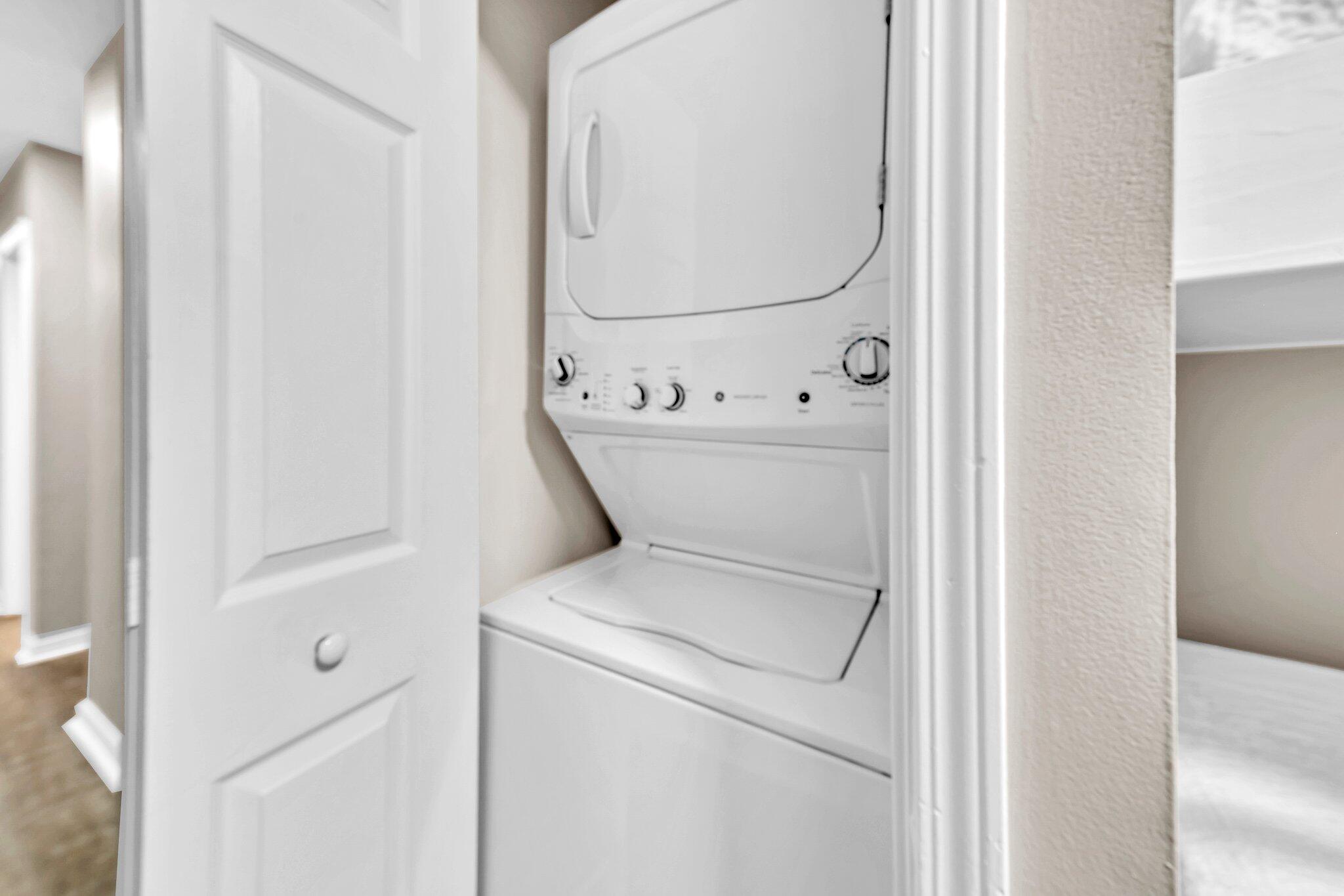 144 Spires Lane, Unit 202 Santa Rosa Beach, FL 32459 - Photo 9 of 31 a utility room with dryer and washer