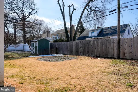 a backyard of a house