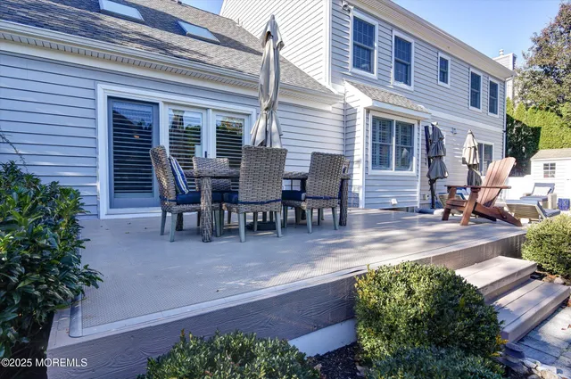 a view of a house with patio