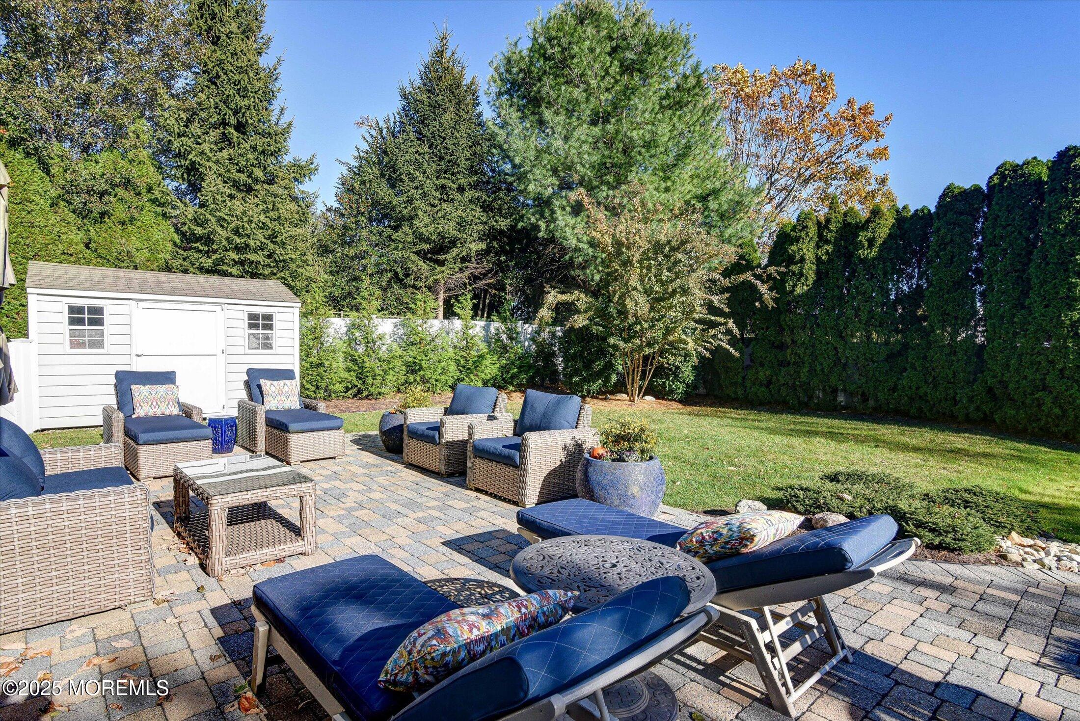 14 Lebanon Drive Brielle, NJ 08730 - Photo 39 of 42 a outdoor living space with furniture and garden