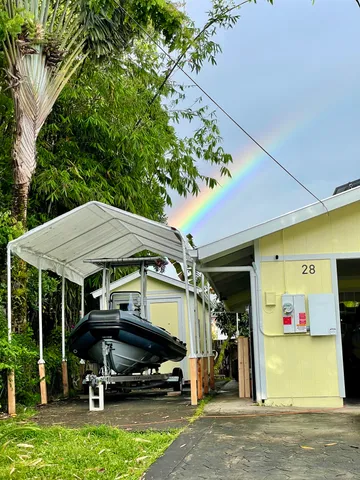 a room with furniture and a window